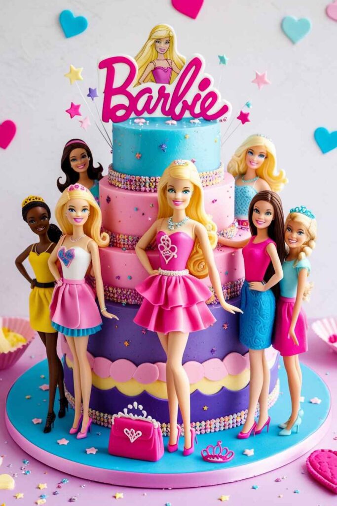 Barbie and Friends Cake