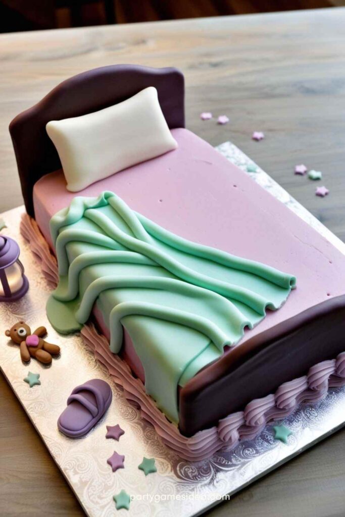 Bed-Shaped Cake