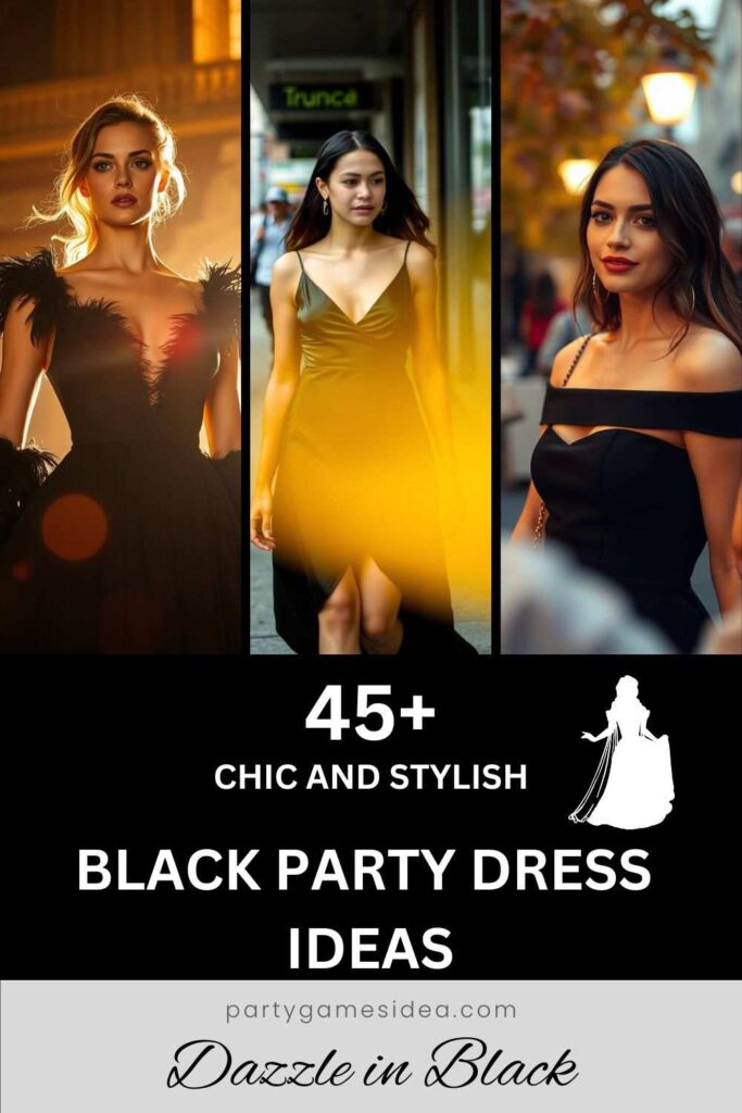 Black Party Dress Ideas