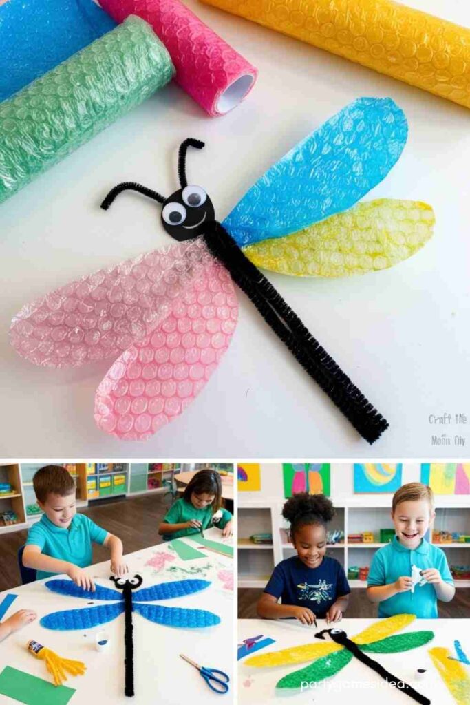 Bubble Wrap Dragonfly