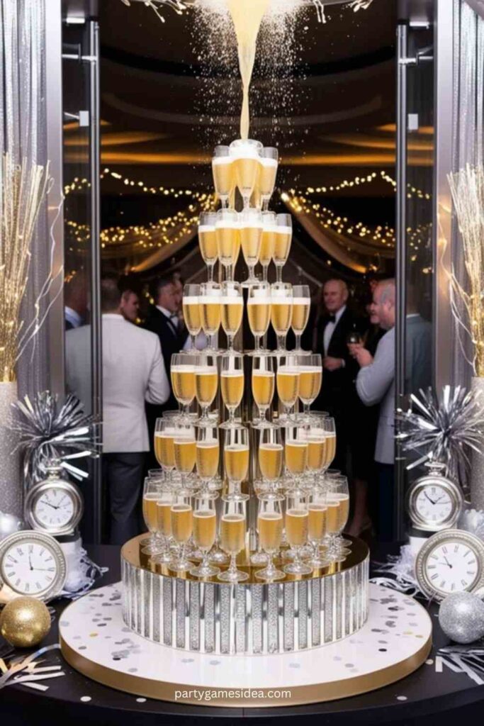 Champagne Tower Display