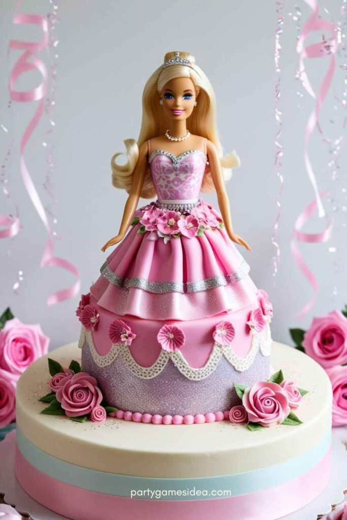 Classic Barbie Doll Cake