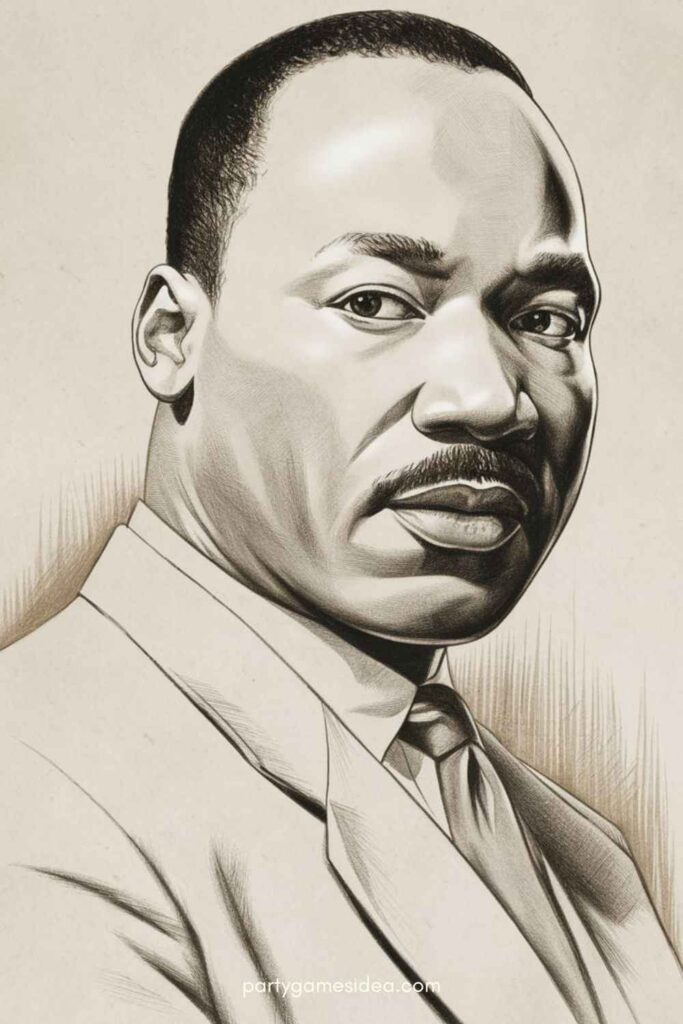 Classic Portrait of Martin Luther King Jr.