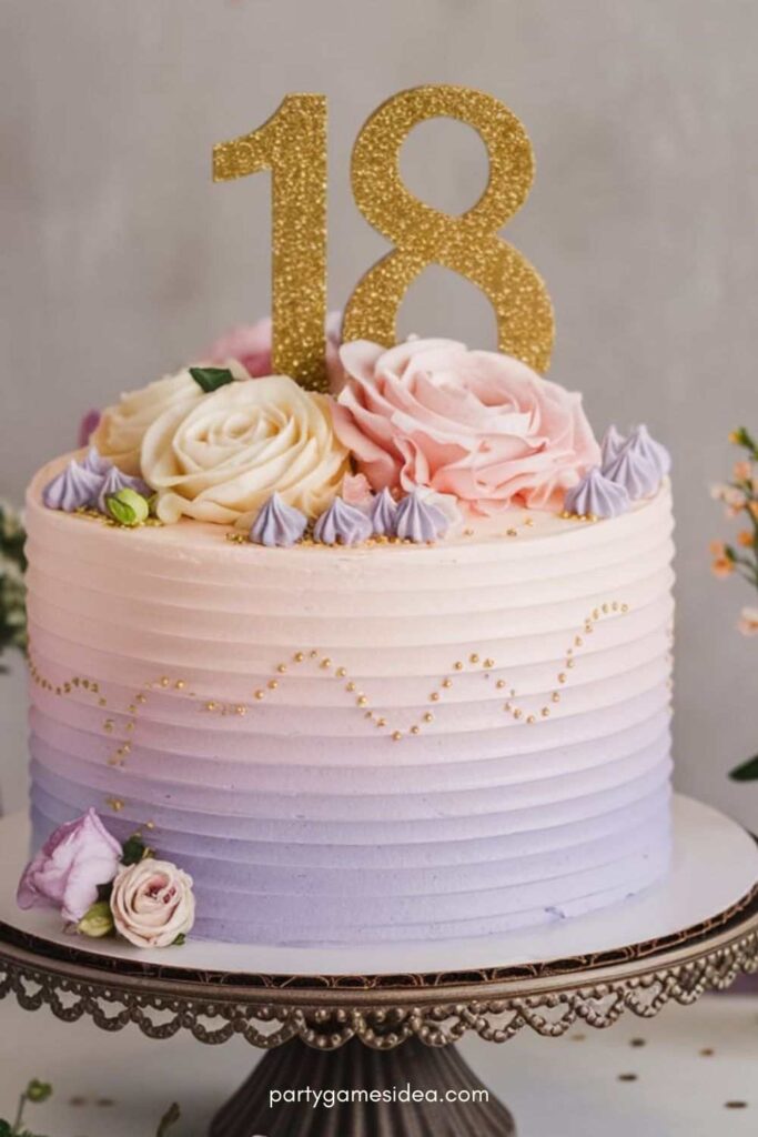 Classic Round Cake with Buttercream Frosting