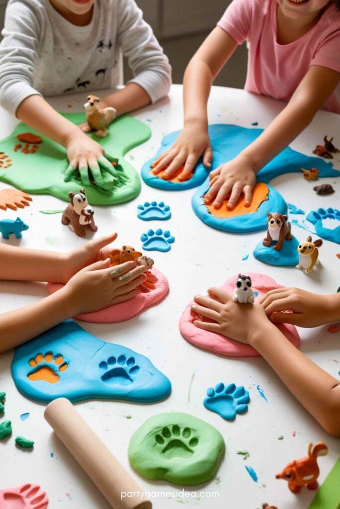 Clay Animal Footprints