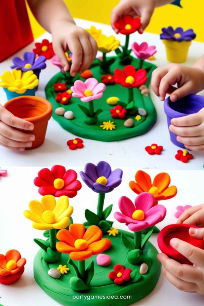 Clay Flower Garden