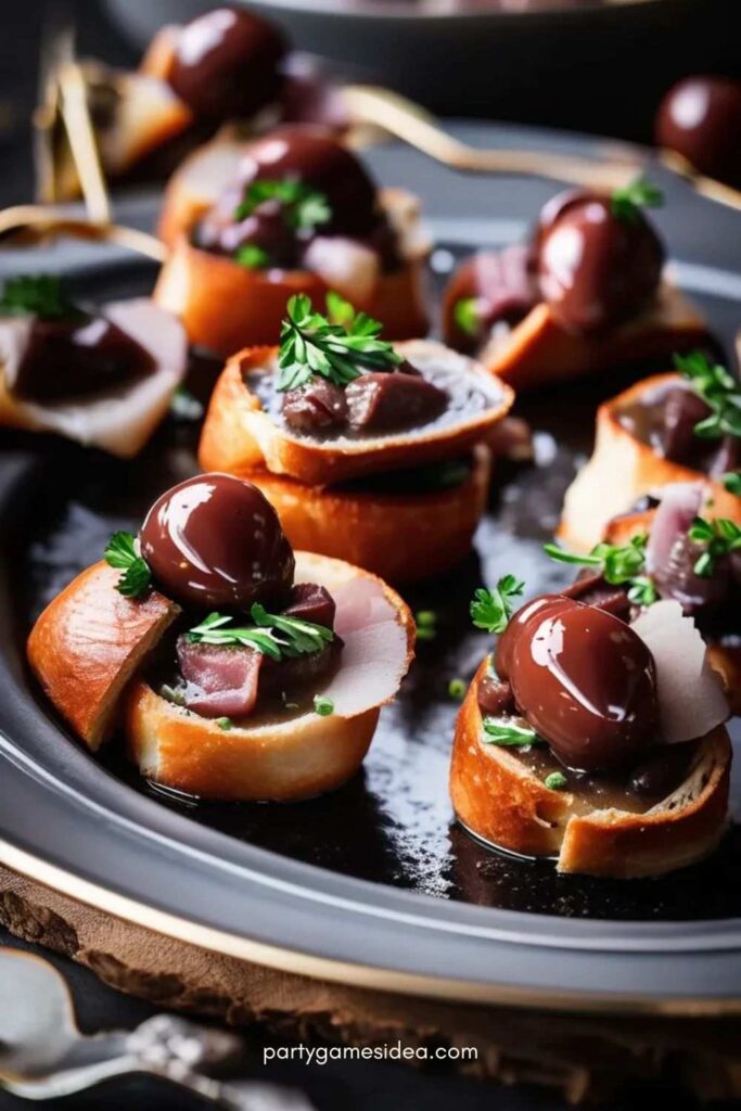 Coq au Vin Bites