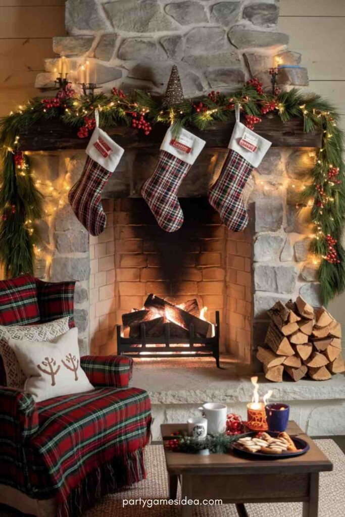 Cozy Fireplace Setting