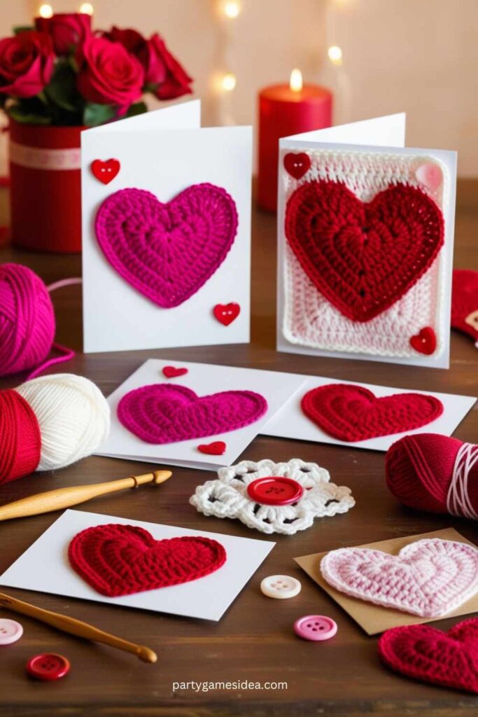 Crochet Valentine’s Day Cards