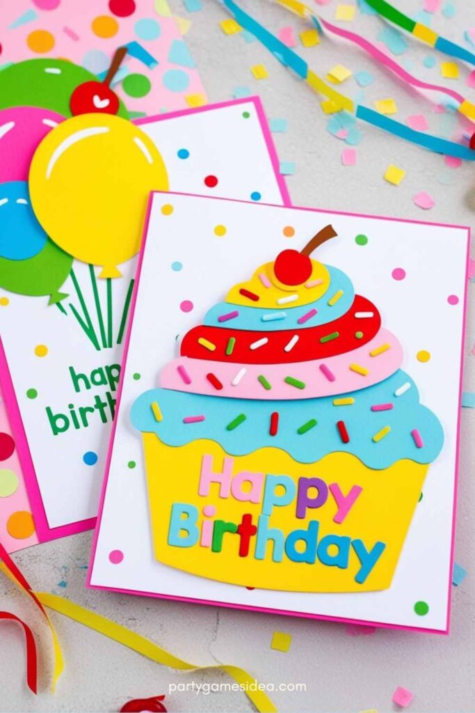 Cupcake Birthday Greeting Card