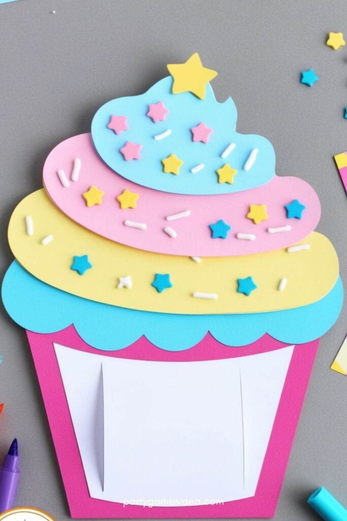 Cupcake Shaped Card