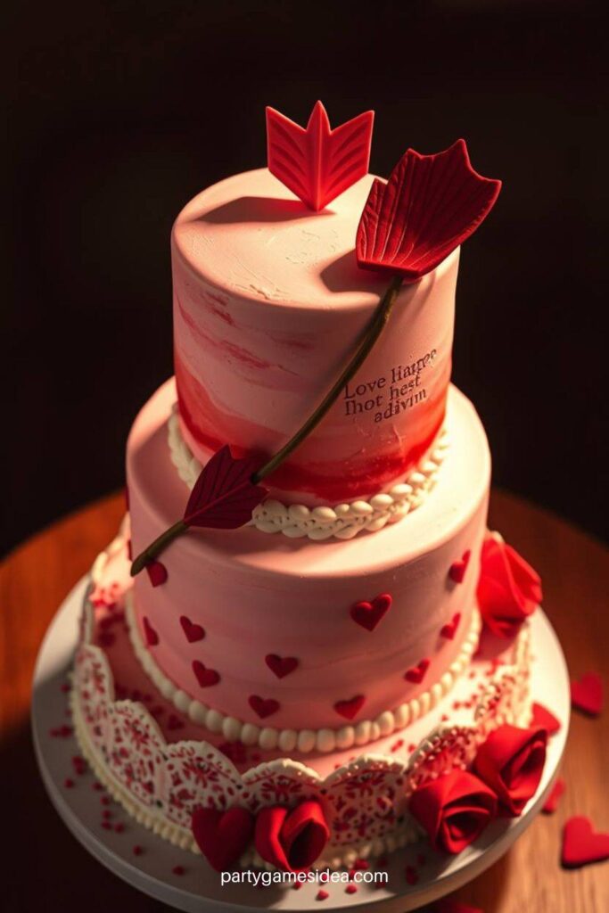 Cupid’s Arrow Cake