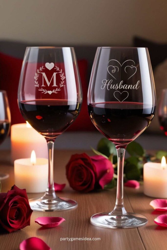 Customized Wine Glasses