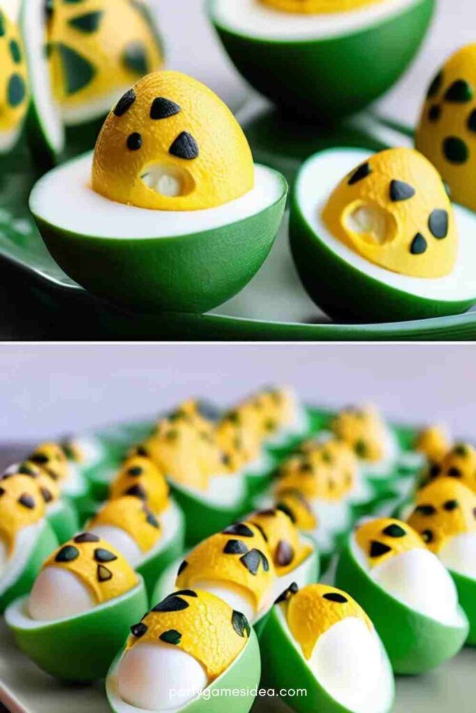 Dinosaur Eggs (Deviled Eggs)