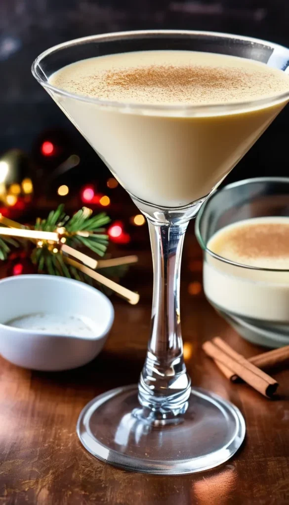 Eggnog Martini