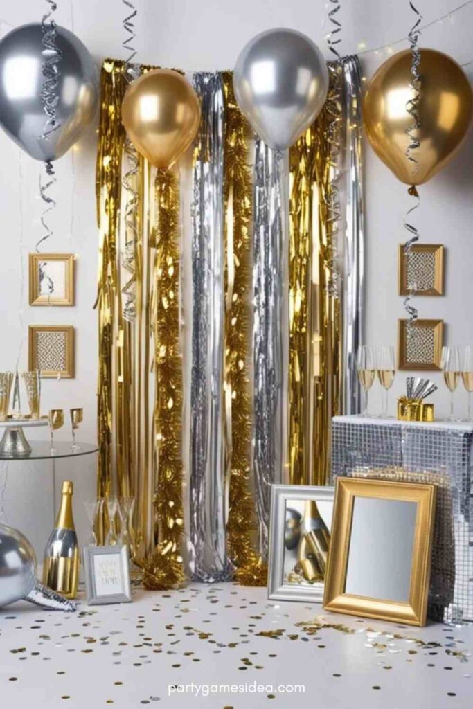 Elegant Gold and Silver Decor