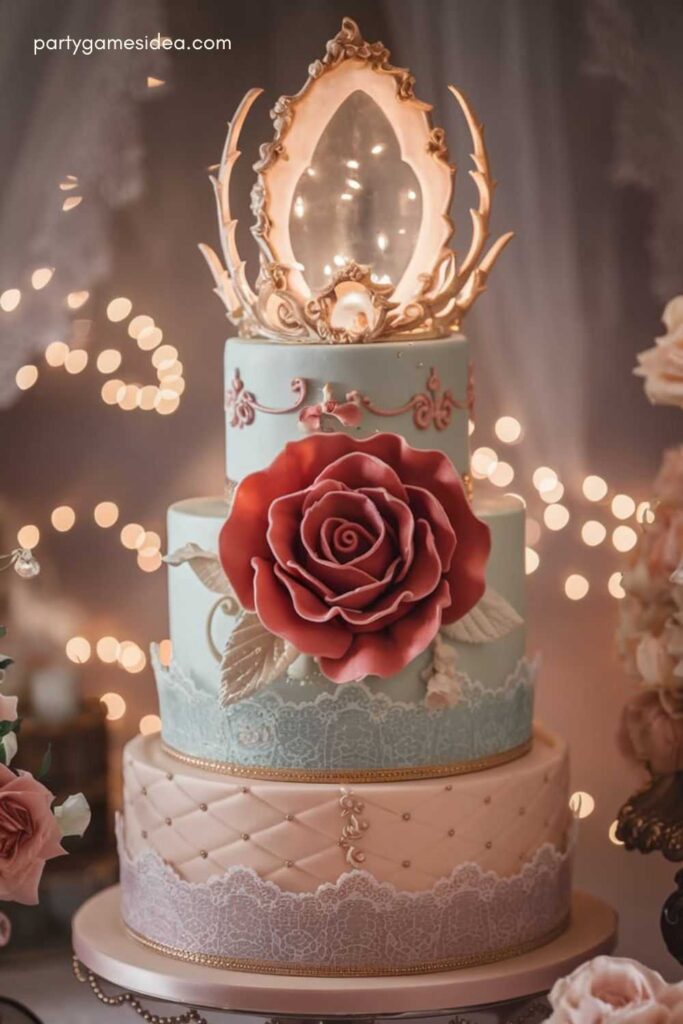 Enchanted Rose Cake