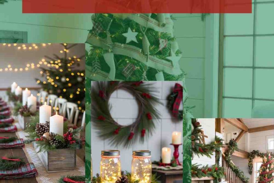 Farmhouse Christmas Party Decor