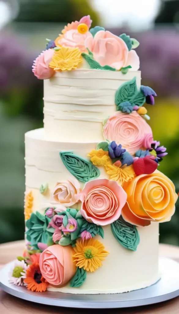 Floral Buttercream Cake