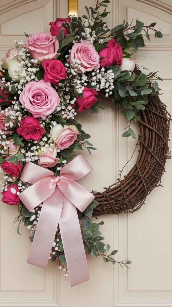 Floral Grapevine Wreath