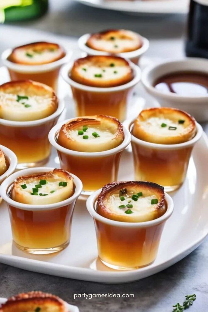 French Onion Soup Shots