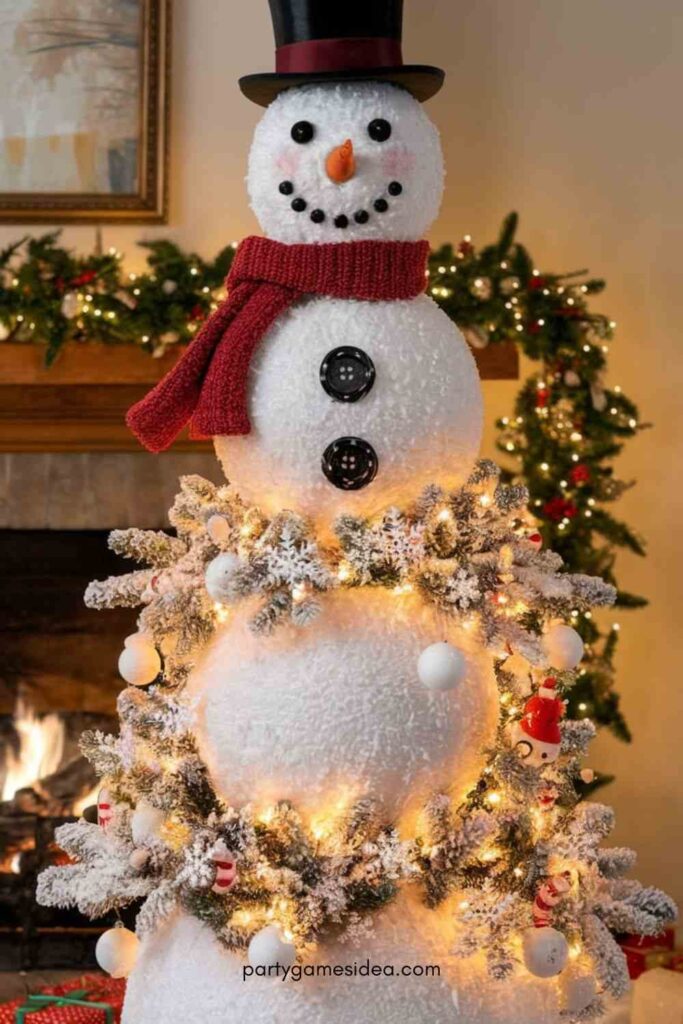 Frosty Snowman Tree