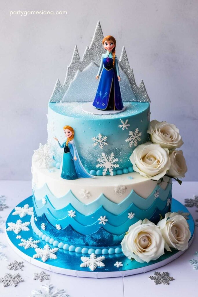 Frozen-Themed Cake