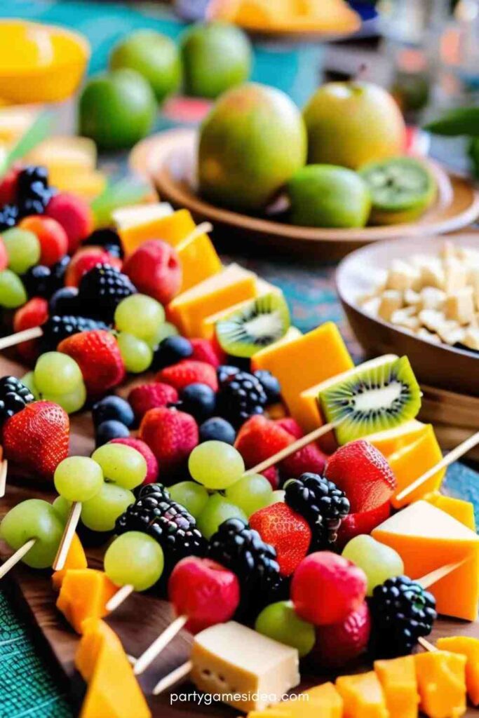 Fruit and Cheese Kabobs