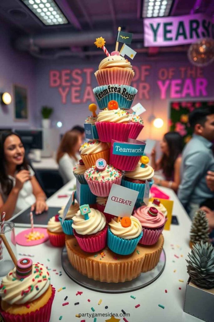 Fun Cupcake Tower