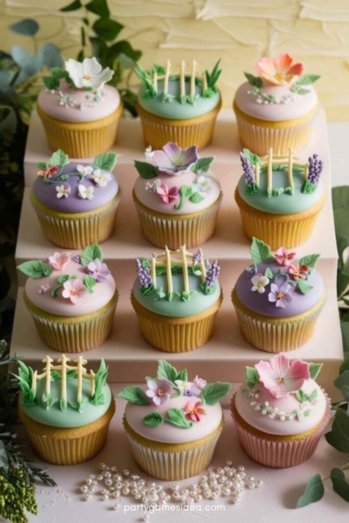 Garden-Inspired Cupcakes