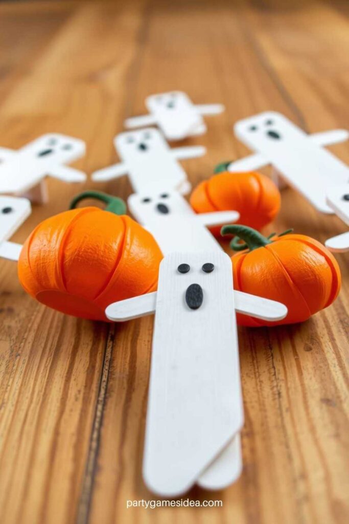 Ghost and Pumpkin Decorations