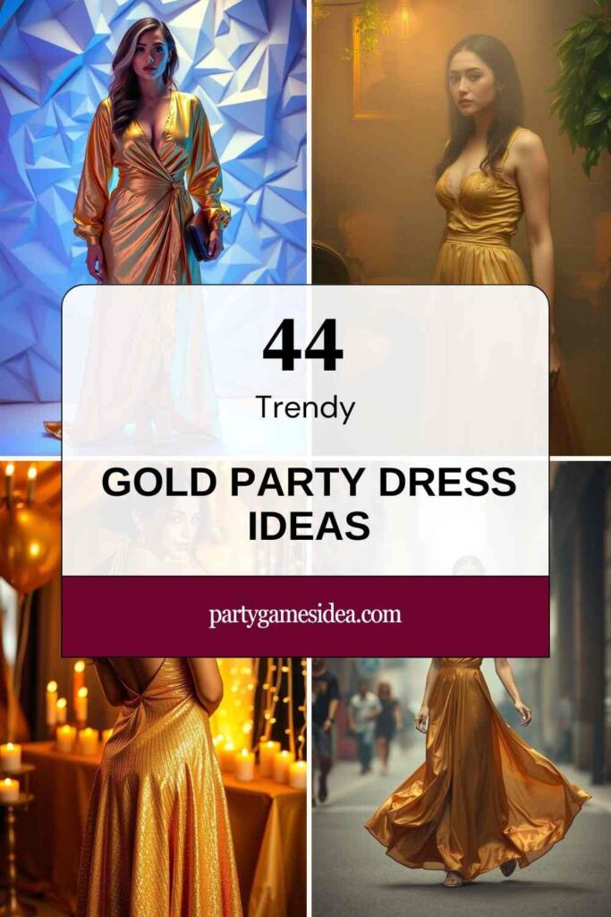 Gold Party Dress Ideas