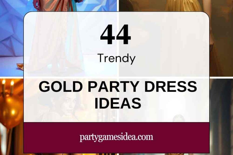 Gold Party Dress Ideas