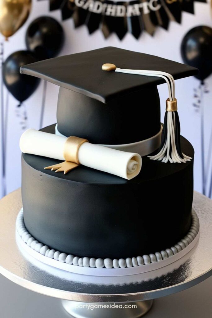 Graduation Cap Cake