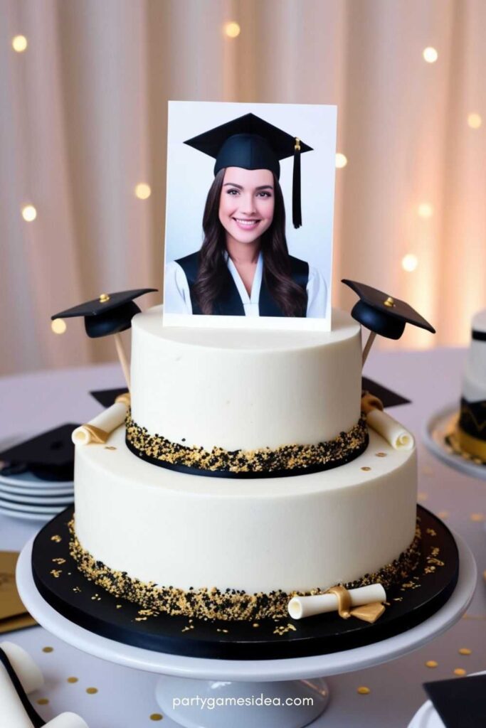 Graduation Photo Cake