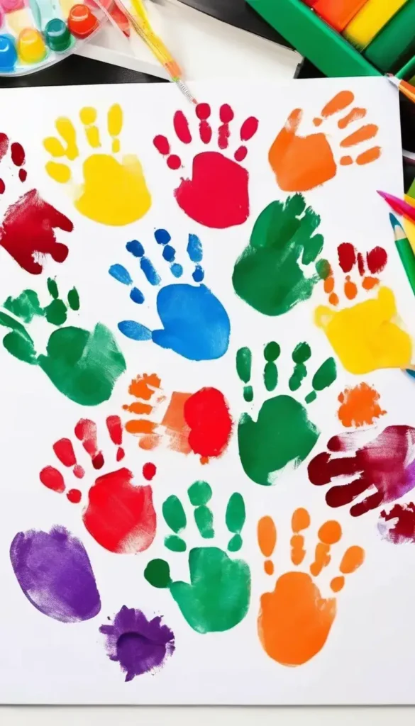 Handprint or Footprint Art for Teachers