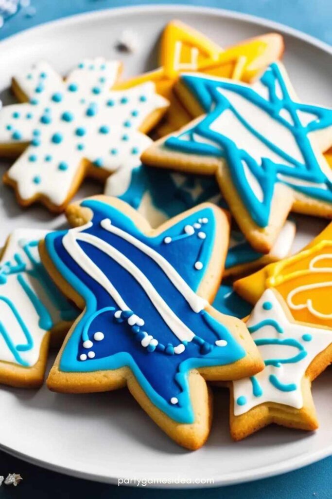 Hanukkah Sugar Cookies