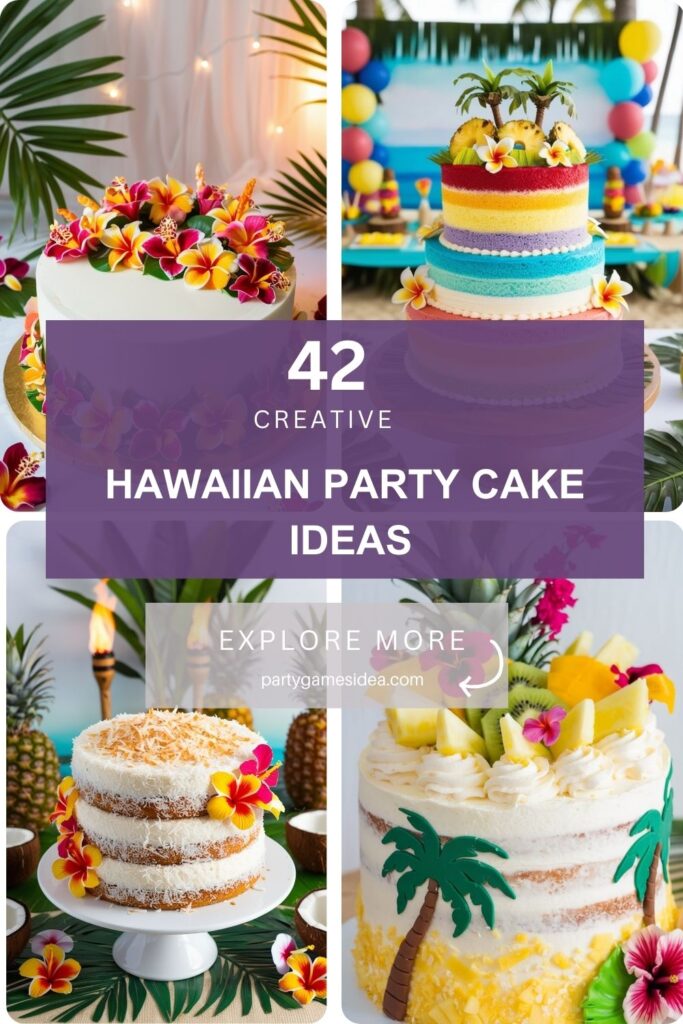 Hawaiian Party Cake Ideas