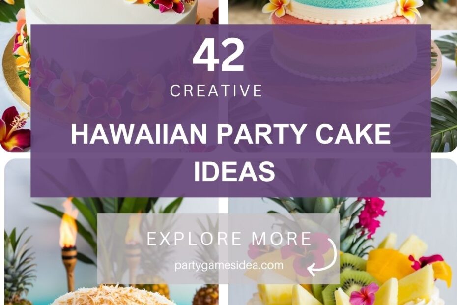 Hawaiian Party Cake Ideas