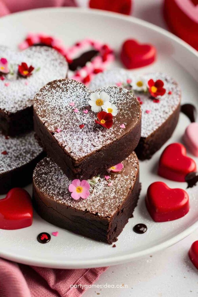 Heart-Shaped Brownies