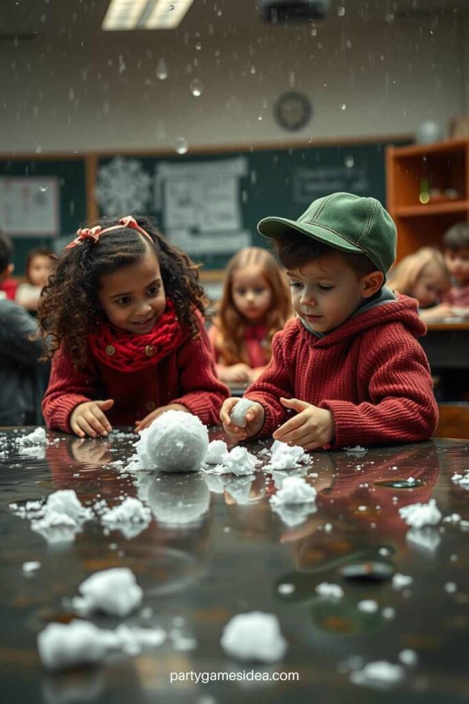 Kid's Snowball Toss