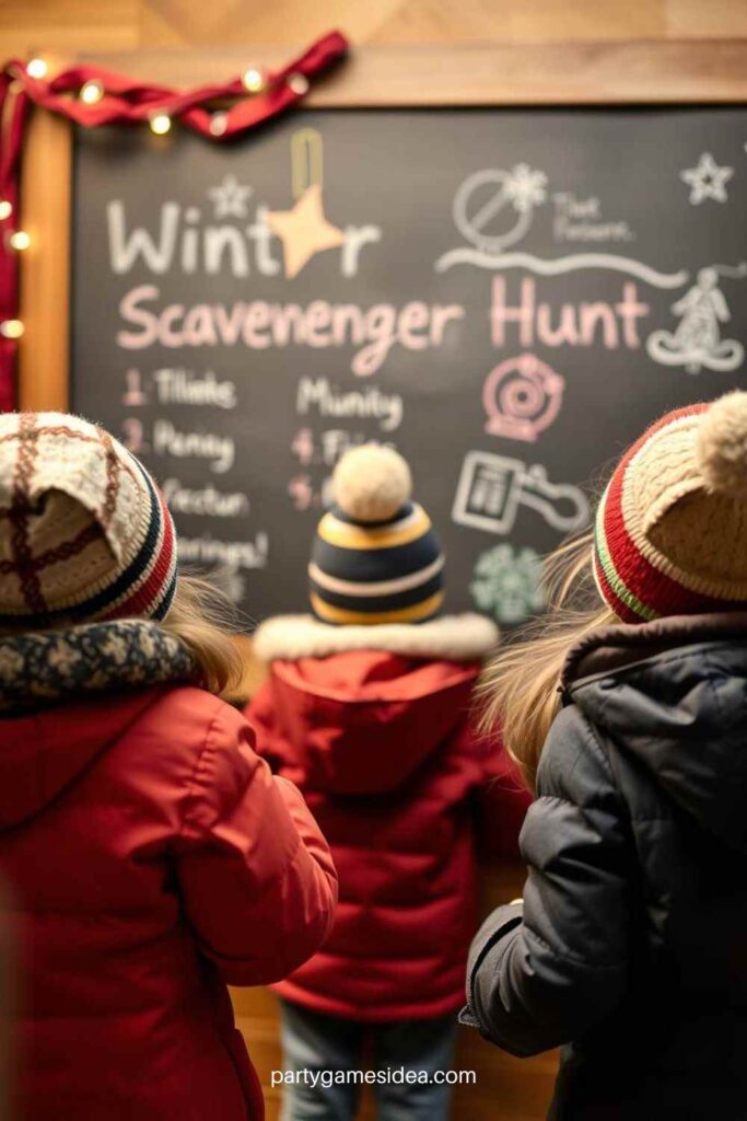 Kid's Winter Scavenger Hunt