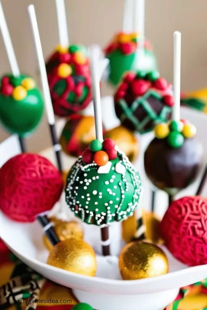 Kwanzaa Cake Pops