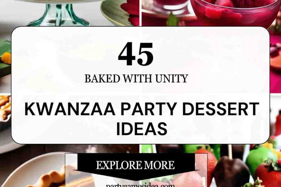 Kwanzaa Party Dessert Party