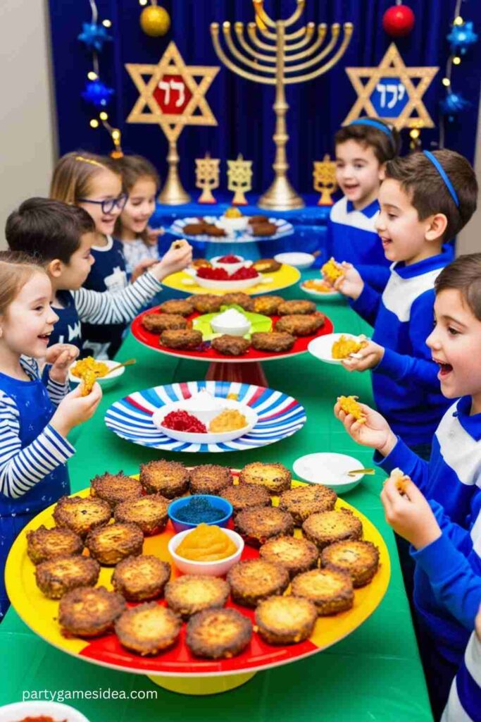 Latke Eating Contest