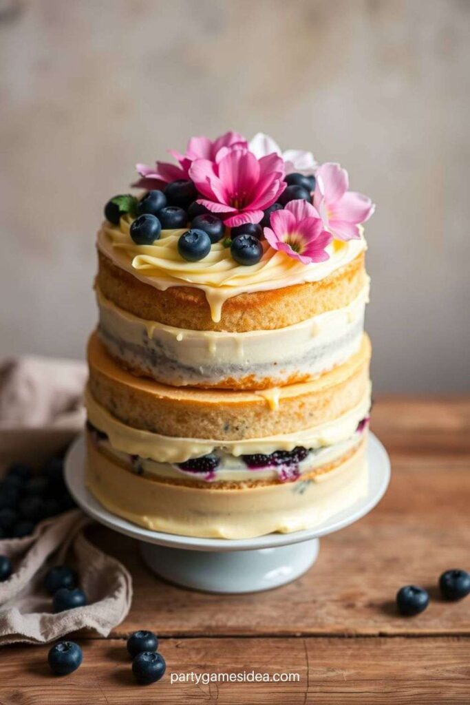 Lemon & Blueberry Cake