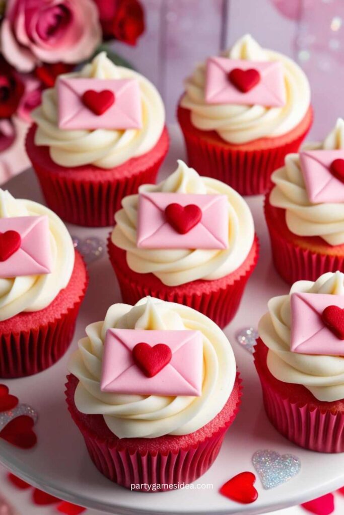 Love Letter Cupcakes