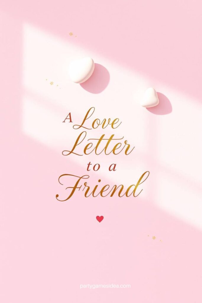 Love Letter for a Friend