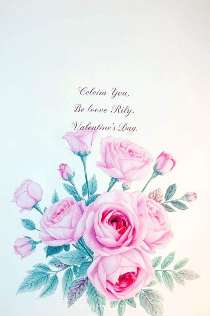 Love Quotes with Watercolor Background