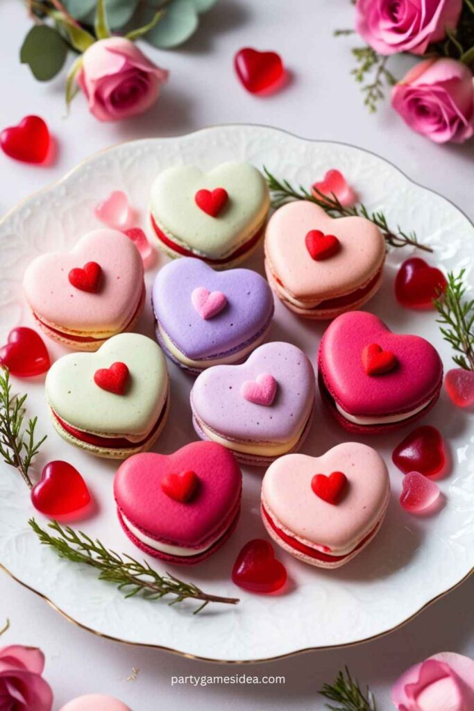 Macaron Love Hearts